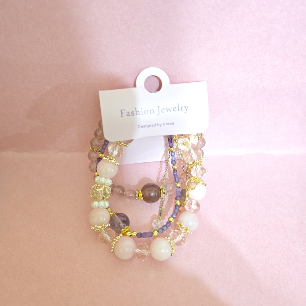 Fashion Jewelry Pastel Beaded Bracelet